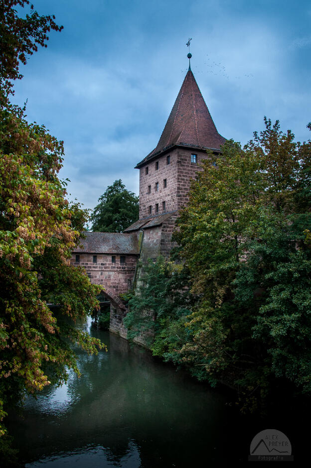 Turmb an der Kettenbrücke in Nürnberg