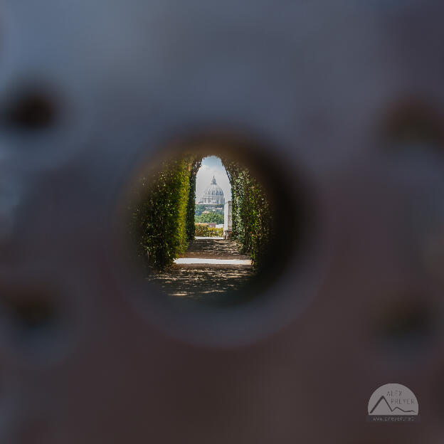 Vatican Keyhole view
